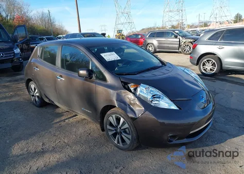 2016 Nissan Leaf Sv z USA, uszkodzony, nr VIN 1N4BZ0CP5GC303801